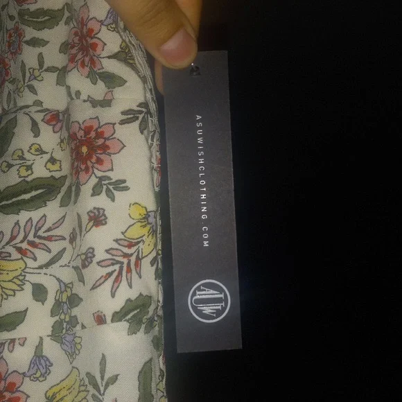AS U Wish Floral NWT Dress Medium - Picture 4 of 6